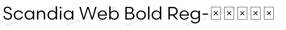 Scandia Web Bold Reg字体转换